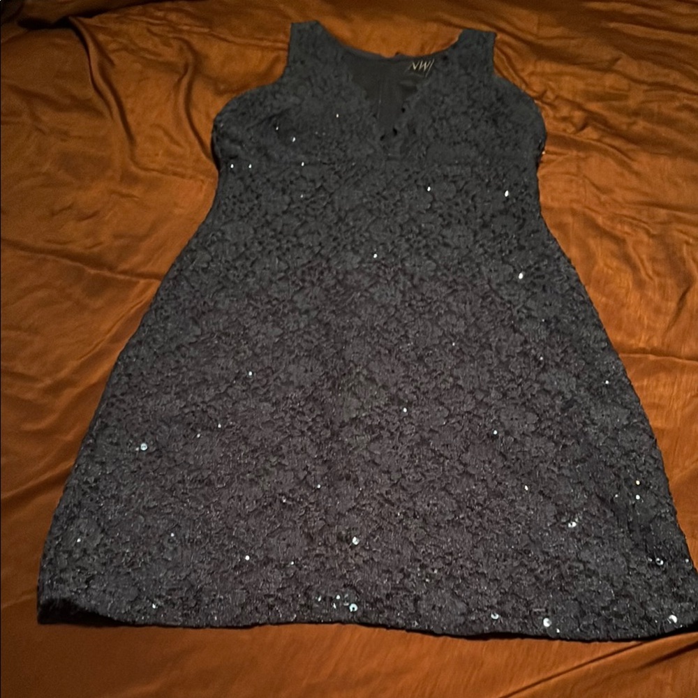 Elegant Navy Blue Dress